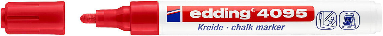 edding e-4095 Chalk Marker Red (4-4095002) edding e-4095 Chalk Marker Red (4-4095002)