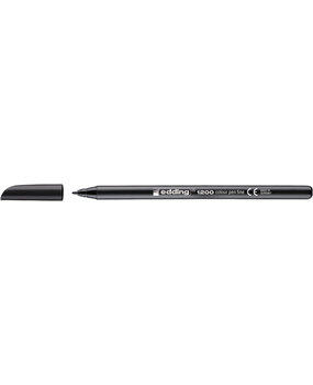edding e-1200 Colour Pen Fine Black (4-1200001)