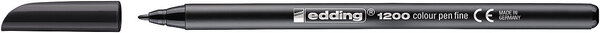 edding e-1200 Colour Pen Fine Black (4-1200001)