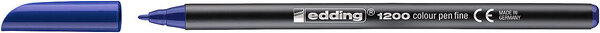 edding e-1200 Colour Pen Fine Blue (4-1200003)