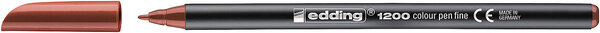 edding e-1200 Colour Pen Fine Brown (4-1200007)