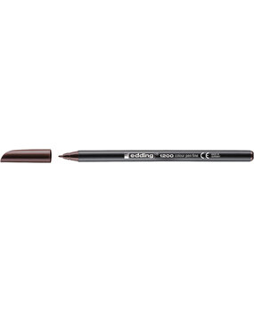 edding e-1200 Colour Pen Fine Dark Brown (4-1200018)