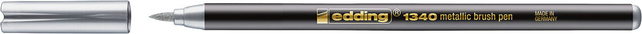 edding e-1340 Brush Pen Metallic Silver (4-1340054) edding e-1340 Brush Pen Metallic Silver (4-1340054)
