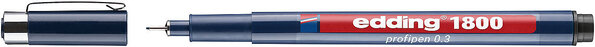 edding e-1800 Profipen 0.3 Black (4-180003001) edding e-1800 Profipen 0.3 Black (4-180003001)