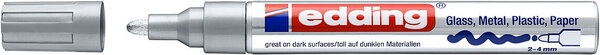 edding e-750 Gloss Paint Marker Silver (4-750-9-054)