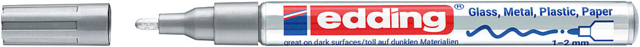 edding e-751 Gloss Paint Marker Silver (4-751-9-054)