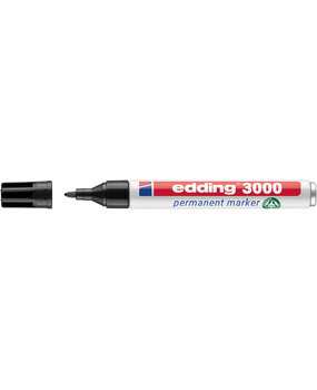 edding e-3000 Permanent Marker Black (4-3000001)