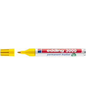 edding e-3000 Permanent Marker Yellow (4-3000005)