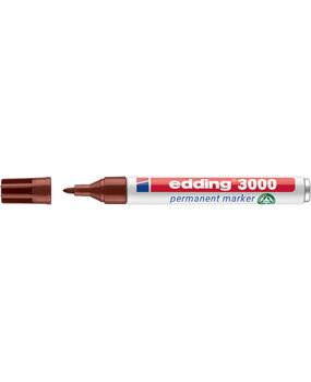 edding e-3000 Permanent Marker Brown (4-3000007)