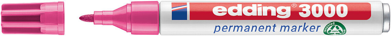 edding e-3000 Permanent Marker Pink (4-3000009)