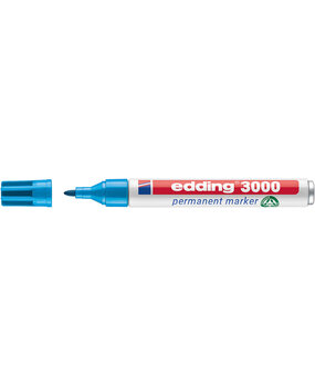 edding e-3000 Permanent Marker Light Blue (4-3000010)
