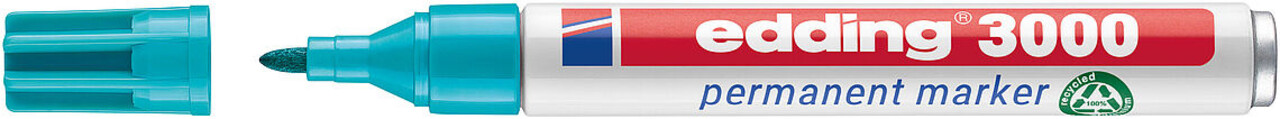 edding e-3000 Permanent Marker Turquoise (4-3000014) edding e-3000 Permanent Marker Turquoise (4-3000014)
