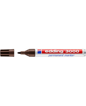 edding e-3000 Permanent Marker Dark Brown (4-3000018)