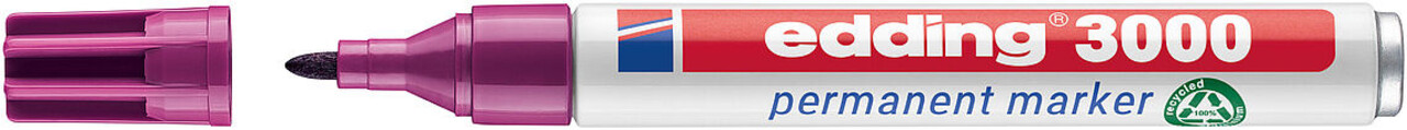 edding e-3000 Permanent Marker Magenta (4-3000020) edding e-3000 Permanent Marker Magenta (4-3000020)