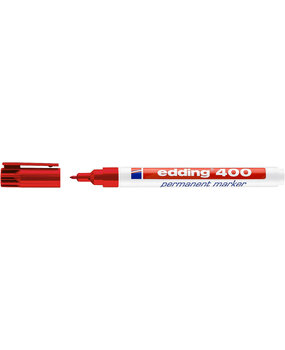 edding e-400 Permanent Marker Red (4-400002)