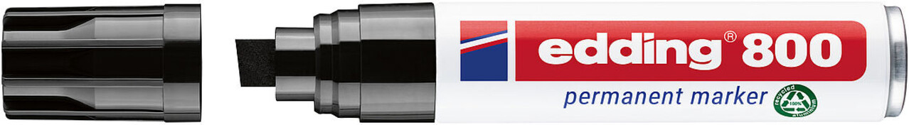 edding e-800 Permanent Marker Black (4-800001) edding e-800 Permanent Marker Black (4-800001)