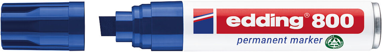 edding e-800 Permanent Marker Blue (4-800003)