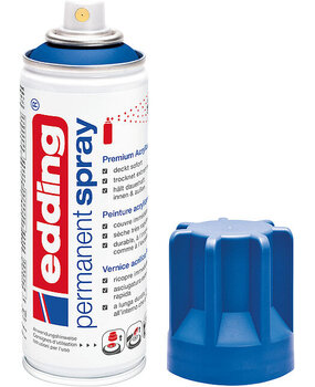 edding e-5200 Permanent Spray Gentian Blue Matt RAL5010 (4-NL5200903)