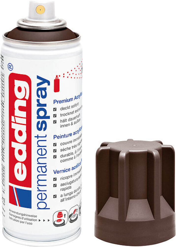 edding e-5200 Permanent Spray Chocolate Brown Matt RAL8017 (4-NL5200907) edding e-5200 Permanent Spray Chocolate Brown Matt RAL8017 (4-NL5200907)