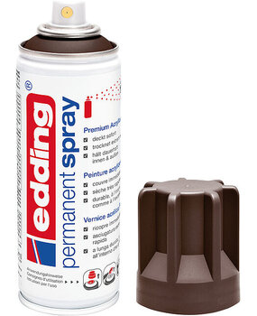 edding e-5200 Permanent Spray Chocolate Brown Matt RAL8017 (4-NL5200907)