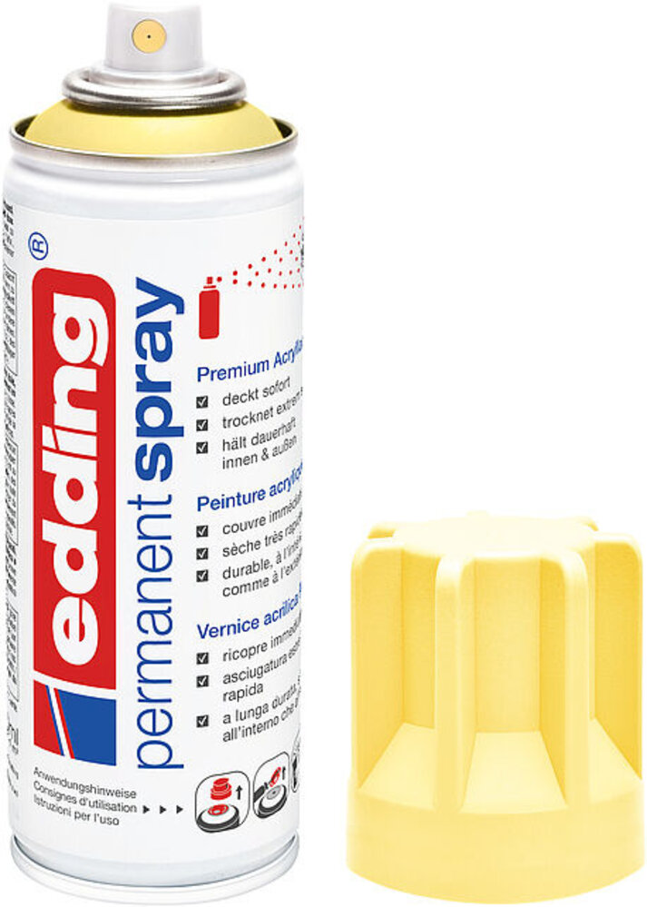 edding e-5200 Permanent Spray Pastel Yellow Matt (4-NL5200915) edding e-5200 Permanent Spray Pastel Yellow Matt (4-NL5200915)