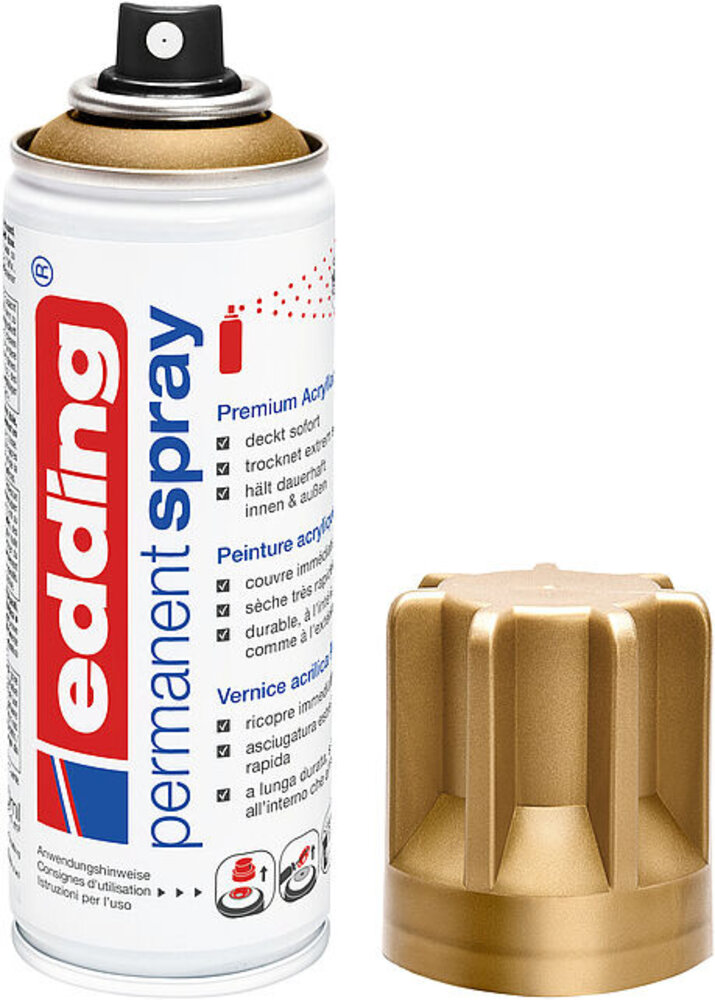 edding e-5200 Permanent Spray Rich Gold Matt (4-NL5200924)