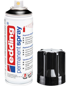 edding e-5200 Permanent Spray Black Glossy RAL9005 (4-NL5200951)