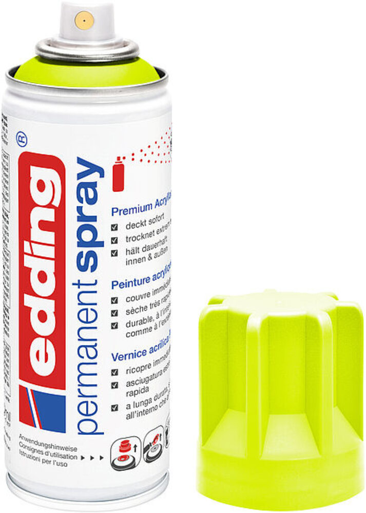 edding e-5200 Permanent Spray Neon Yellow Matt (4-NL5200965)