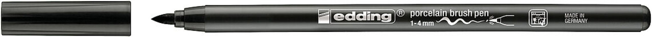 edding e-4200 Porcelain Brush Pen Black (4-4200001) edding e-4200 Porcelain Brush Pen Black (4-4200001)