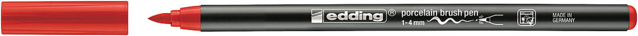 edding e-4200 Porcelain Brush Pen Red (4-4200002)