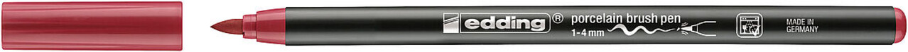 edding e-4200 Porcelain Brush Pen Carmine Red (4-4200019) edding e-4200 Porcelain Brush Pen Carmine Red (4-4200019)