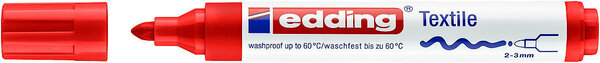 edding e-4500 Textile Marker Red (4-4500002)