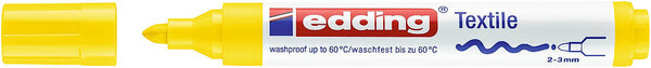 edding e-4500 Textile Marker Yellow (4-4500005)