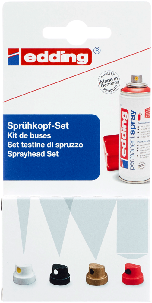 edding e-5200N Permanent Spray Sprayhead Set (6pcs) (4-INT5200N) edding e-5200N Permanent Spray Sprayhead Set (6pcs) (4-INT5200N)
