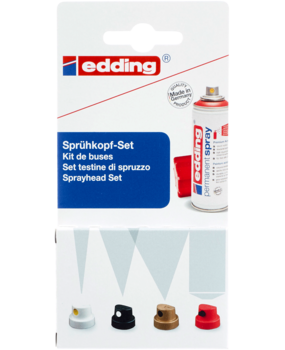edding e-5200N Permanent Spray Sprayhead Set (6pcs) (4-INT5200N)