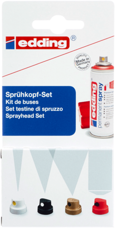 edding e-5200N Permanent Spray Sprayhead Set (6pcs) (4-INT5200N) edding e-5200N Permanent Spray Sprayhead Set (6pcs) (4-INT5200N)