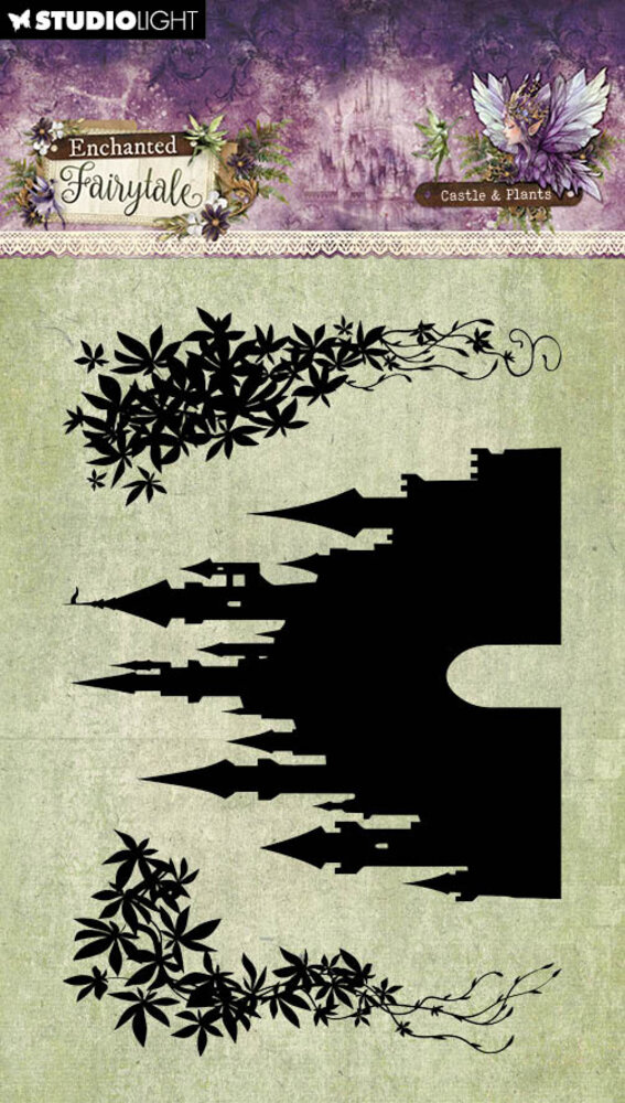 Studio Light Enchanted Fairytale Clear Stamps Castle & Plants (SL-EF-STAMP942)