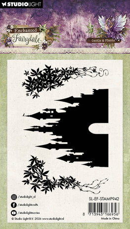 Studio Light Enchanted Fairytale Clear Stamps Castle & Plants (SL-EF-STAMP942)