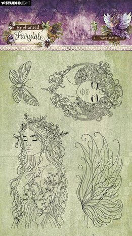 Studio Light Enchanted Fairytale Clear Stamps Fairy Ladies (SL-EF-STAMP941)