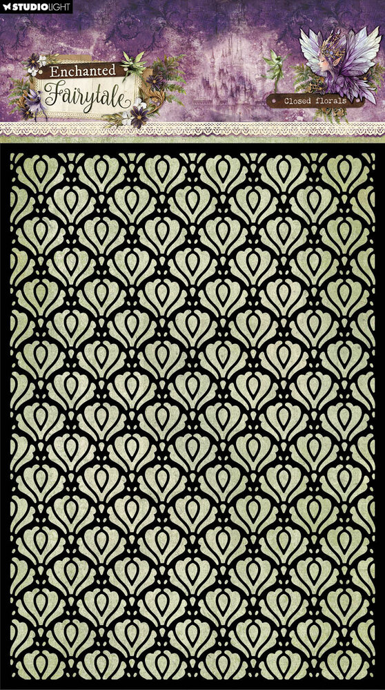 Studio Light Enchanted Fairytale Mask Closed Florals (SL-EF-MASK397)