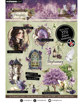 Studio Light Enchanted Fairytale A5 Die-Cut Paper Pad Elements (SL-EF-DCPP466)