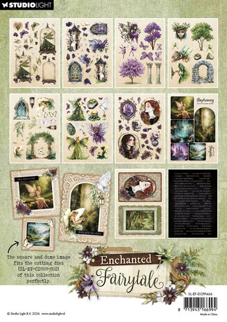 Studio Light Enchanted Fairytale A5 Die-Cut Paper Pad Elements (SL-EF-DCPP466)