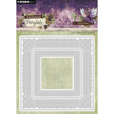 Studio Light Enchanted Fairytale Cutting Dies Lace Frames Square (SL-EF-CD1102)