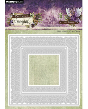 Studio Light Enchanted Fairytale Cutting Dies Lace Frames Square (SL-EF-CD1102)