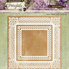 Studio Light Enchanted Fairytale Cutting Dies Lace Frames Square (SL-EF-CD1102)