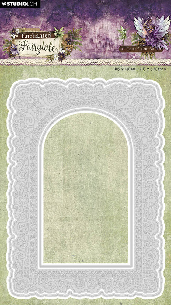 Studio Light Enchanted Fairytale Cutting Dies A6 Lace Frame (SL-EF-CD1101)