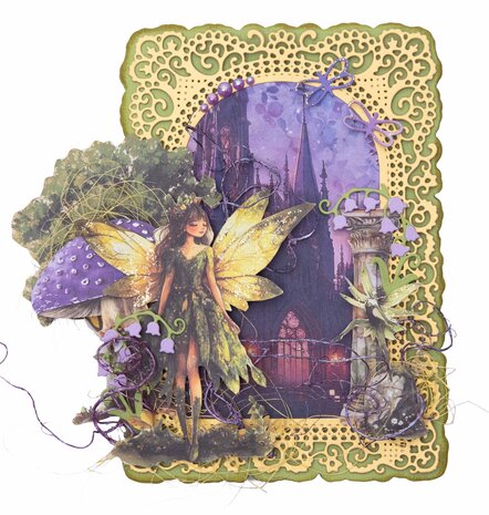 Studio Light Enchanted Fairytale Cutting Dies A6 Lace Frame (SL-EF-CD1101)