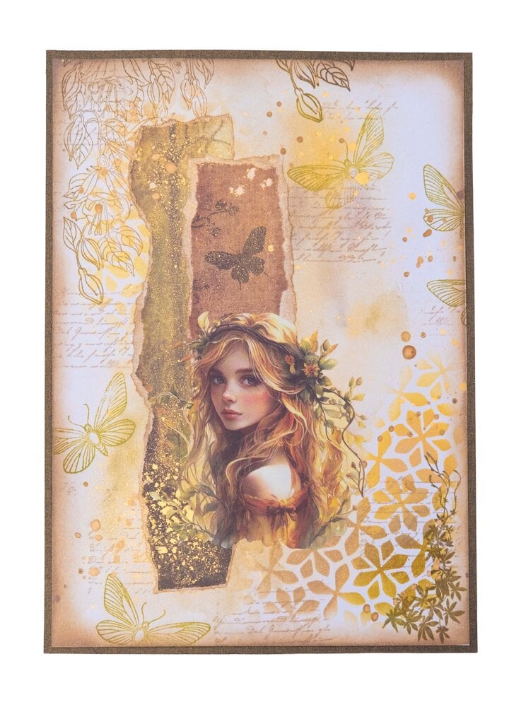 Studio Light Enchanted Fairytale 8x8 Inch Collage Paper Pad (SL-EF-CPP468)
