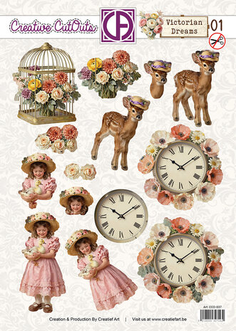 Creatief Art Victorian Dreams 01 Creative CutOuts (CCO-037)