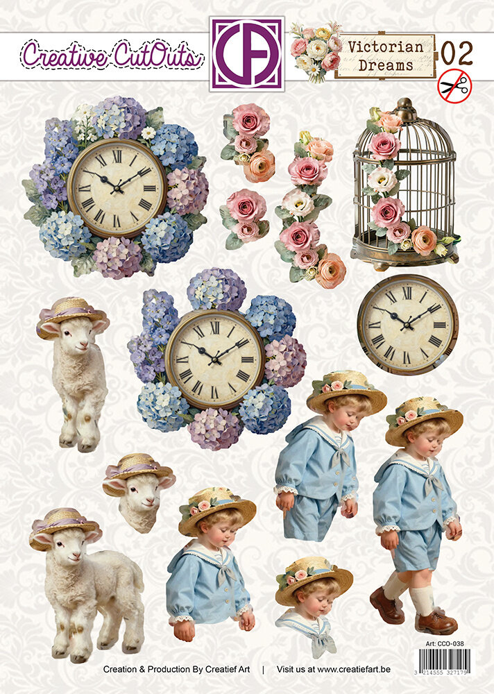 Creatief Art Victorian Dreams 02 Creative CutOuts (CCO-038)